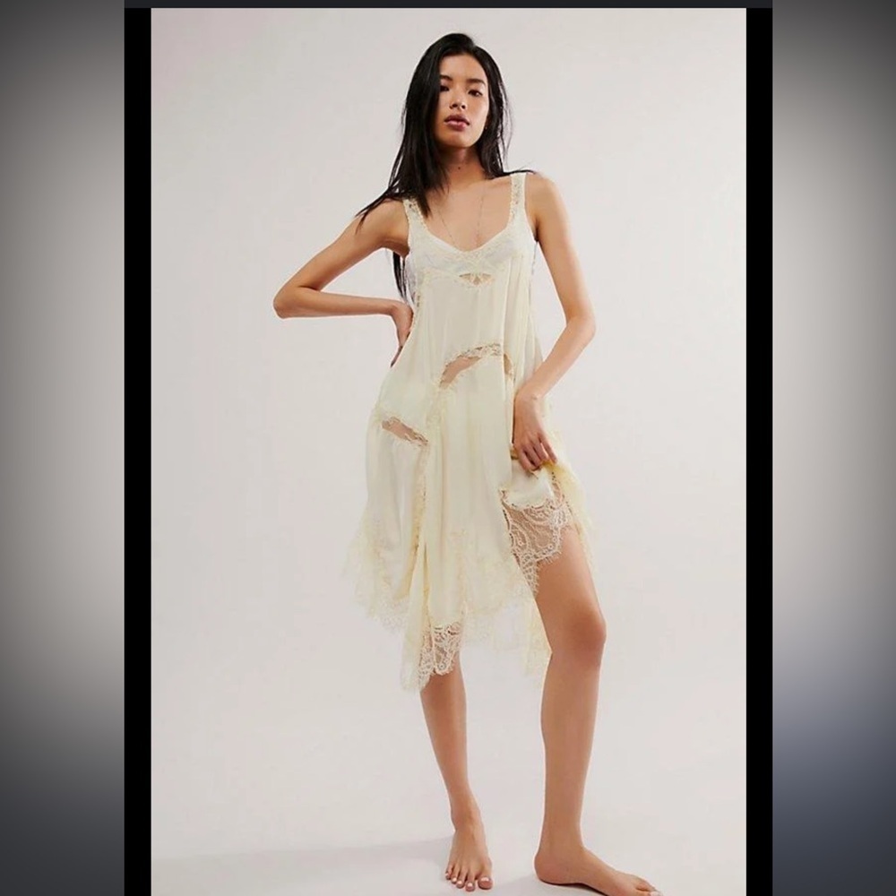 NWOT free people Hearts On Fire Slip dress